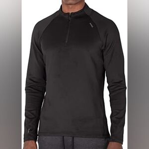 Skoro Tech quarter Zip long sleeve performance stretch shirt Size Small